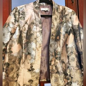Flower Croppped Blazer